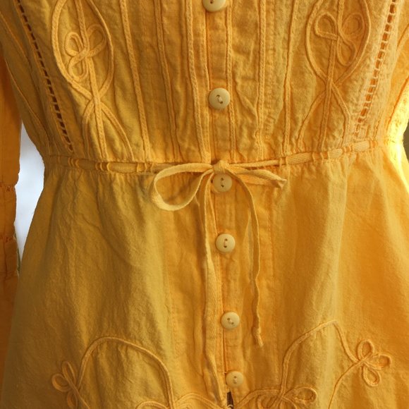 Bohemian Tunic Button Shirt - Picture 2 of 7